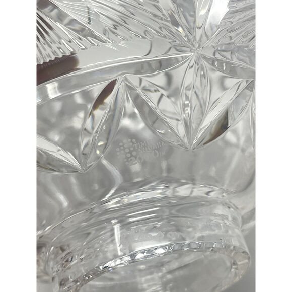 Waterford Millennium Times Square 2000 Crystal Cut Shade Hurricane Glass Only - Picture 9 of 9